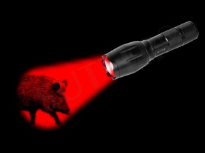 SUTTER® LED Jagd Taschenlampe (Rot)