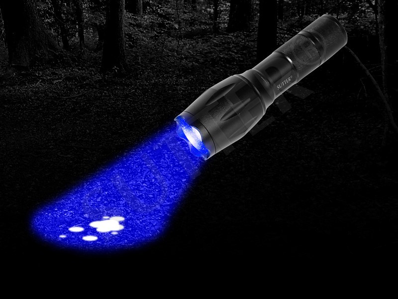 SUTTER® LED Taschenlampe - Schweißfinder (blau)